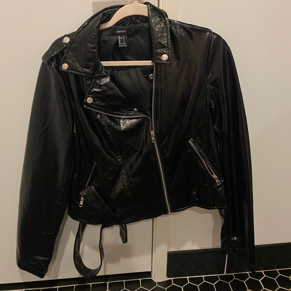 Forever 21 Black Faux Leather Jacket